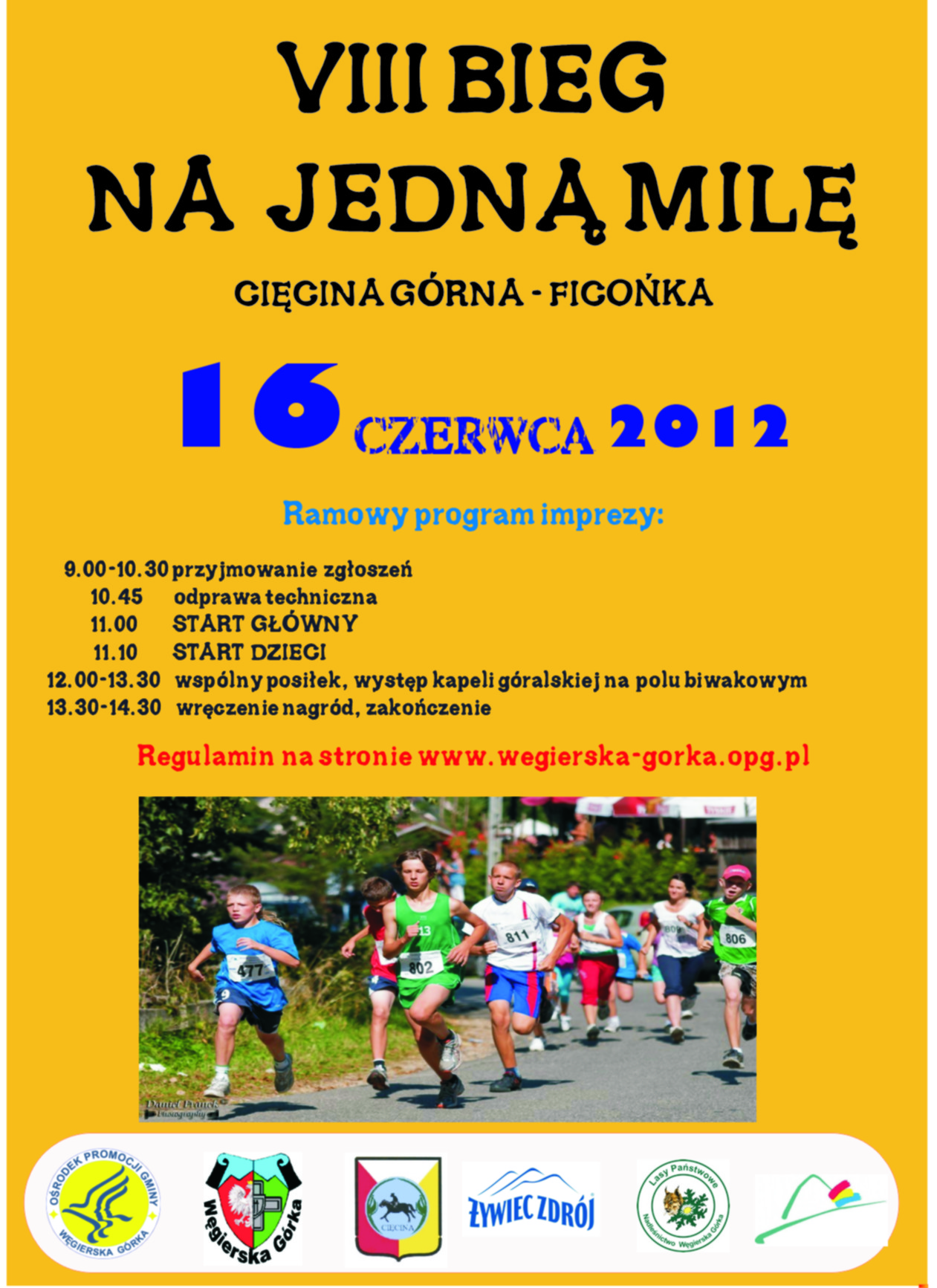 mt_gallery: Plakat Biegu na Jedną Milę 2012
